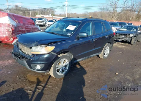2010 Hyundai Santa Fe Limited V6 z USA, uszkodzony, nr VIN 5NMSKDAGXAH386465